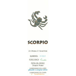 SCORPIONE SEGNALIBRO