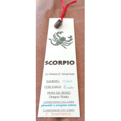 SCORPIONE SEGNALIBRO