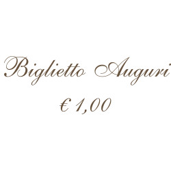 BIGLIETTO AUGURI € 1,00