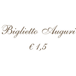 BIGLIETTO AUGURI € 1,50