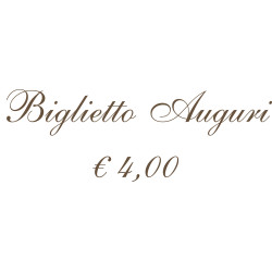 BIGLIETTO AUGURI € 4,00